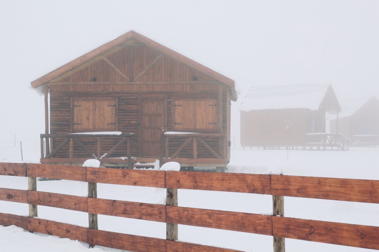 Terraza al atardecer